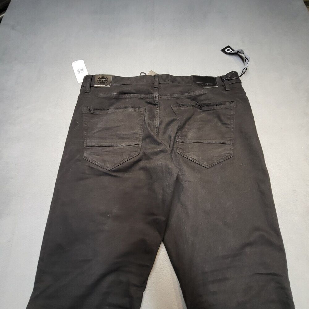 Jordan Craig Jeans Mens 38x28 Black Martin Stacked Jeans Ultimate Punk Denim - Picture 12 of 14